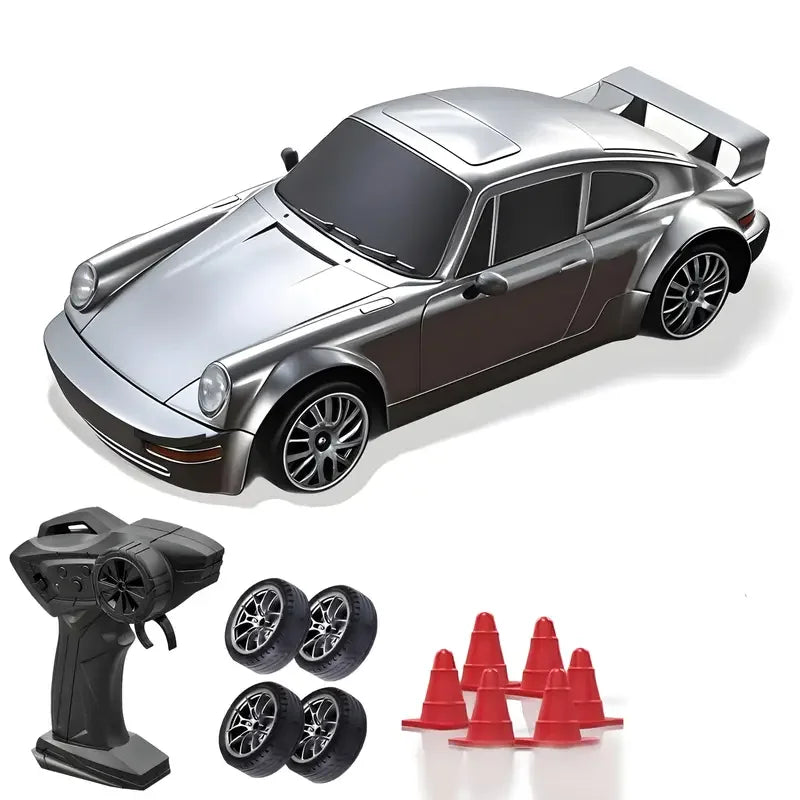 1:24 Scale 20+KM/H RC Drift Car 2.4G 4WD High Speed RC Drifting Car Remote Control Cars with LED Lights Drifting Tires Race Toys